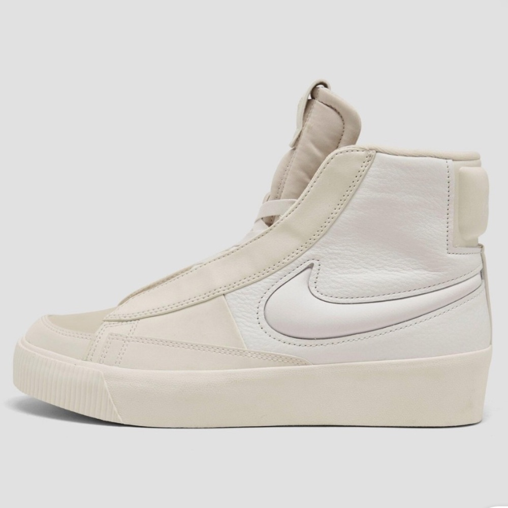 Nike High-Top Mid Victory Summit White Light Cream Blazer Sneakers (Women)